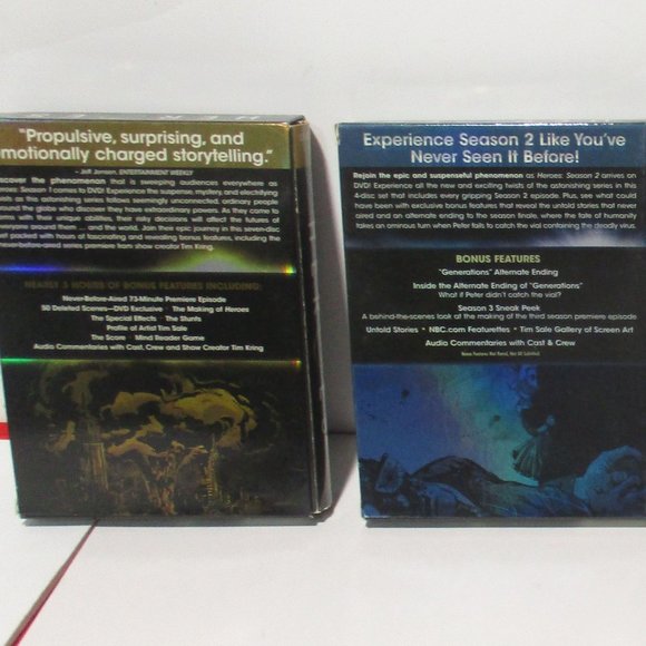Heroes Complete Series Seasons 1-4 DVD 1,2,3,4 - Picture 3 of 5